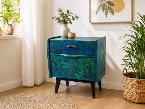 Vintage kommode mid century - kommode,